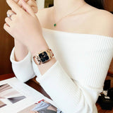  Shop Authentic Gucci G Ladies Diamonds Black Dial Rose Gold Steel Strap Watch For Women - YA125512 - Luxxuri