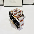  Shop Authentic Gucci G Timeless Quartz White Dial White Leather Strap Watch For Women - YA1264109 - Luxxuri