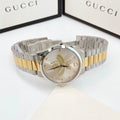  Shop Authentic Gucci G Timeless Silver Dial Two Tone Steel Strap Watch For Women - YA1264131 - Luxxuri