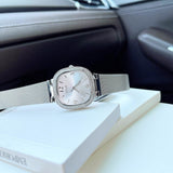  Shop Authentic Guess Tapestry Diamonds Silver Dial Silver Mesh Bracelet Watch for Women - GW0354L1 - Luxxuri