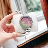  Shop Authentic Guess Sol Chronograph Crystals Multicolor Dial Silver Steel Strap Watch For Women - GW0483L1 - Luxxuri