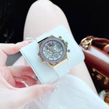  Shop Authentic Guess Fusion Chronograph White Dial White Leather Strap Watch For Women - GW0553L2 - Luxxuri