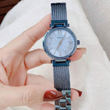  Shop Authentic Guess Soho Diamonds Blue Dial Blue Mesh Bracelet Watch For Women - W0638L3 - Luxxuri