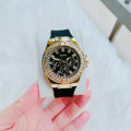  Shop Authentic Guess Venus Diamonds Black Dial Black Rubber Strap Watch for Women - GW0118L1 - Luxxuri