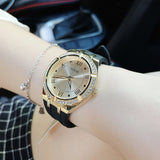  Shop Authentic Guess Cosmo Diamonds Gold Dial Black Rubber Strap Watch for Women - GW0034L1 - Luxxuri