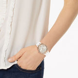  Shop Authentic Guess Cosmo Diamonds Silver Dial White Rubber Strap Watch for Women - GW0034L2 - Luxxuri