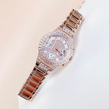  Shop Authentic Guess Moonlight Multi Function Diamonds White Dial Rose Gold Steel Strap Watch for Women - GW0320L3 - Luxxuri