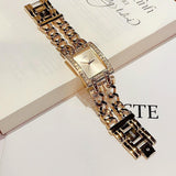  Shop Authentic Guess MOD Heavy Metal Diamonds Gold Dial Gold Steel Strap Watch for Women - W0072L1 - Luxxuri