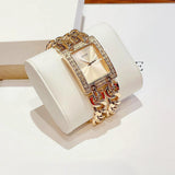  Shop Authentic Guess MOD Heavy Metal Diamonds Gold Dial Gold Steel Strap Watch for Women - W0072L1 - Luxxuri