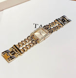  Shop Authentic Guess MOD Heavy Metal Diamonds Gold Dial Gold Steel Strap Watch for Women - W0072L1 - Luxxuri