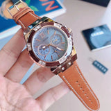  Shop Authentic Guess Limelight Quartz White Dial Brown Leather Strap Watch For Women - W0775L7 - Luxxuri