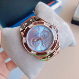  Shop Authentic Guess Limelight Quartz White Dial Brown Leather Strap Watch For Women - W0775L7 - Luxxuri