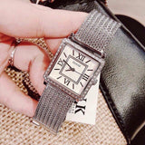  Shop Authentic Guess Highline White Dial Silver Mesh Bracelet Watch For Women - W0826L1 - Luxxuri