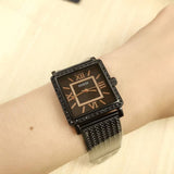  Shop Authentic Guess Highline Black Dial Black Mesh Bracelet Watch for Women - W0826L4 - Luxxuri