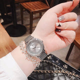  Shop Authentic Guess Quartz Silver Dial Willow Stainless Steel Mesh Bracelet Watch For Women - W0836L2 - Luxxuri