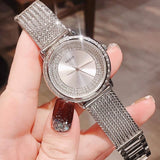  Shop Authentic Guess Quartz Silver Dial Willow Stainless Steel Mesh Bracelet Watch For Women - W0836L2 - Luxxuri