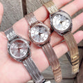 Guess Whisper Silver Dial Silver Mesh Bracelet Watch for Women - W1084L1