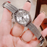  Shop Authentic Guess Whisper Silver Dial Silver Mesh Bracelet Watch for Women - W1084L1 - Luxxuri