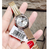  Shop Authentic Guess Whisper Silver Dial Gold Mesh Bracelet Watch for Women - W1084L2 - Luxxuri