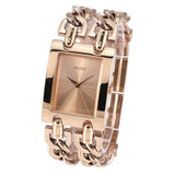  Shop Authentic Guess Mod Heavy Metal Rose Gold Dial Rose Gold Steel Strap Watch For Women - W1117L3 - Luxxuri