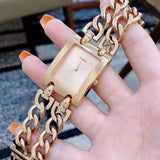  Shop Authentic Guess Mod Heavy Metal Rose Gold Dial Rose Gold Steel Strap Watch For Women - W1117L3 - Luxxuri