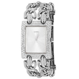  Shop Authentic Guess Mod Heavy Metal Diamonds Silver Dial Silver Steel Strap Watch for Women - W95088L1 - Luxxuri