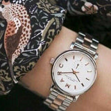  Shop Authentic Marc Jacobs Baker White Dial Two Tone Steel Strap Watch for Women - MBM3312 - Luxxuri