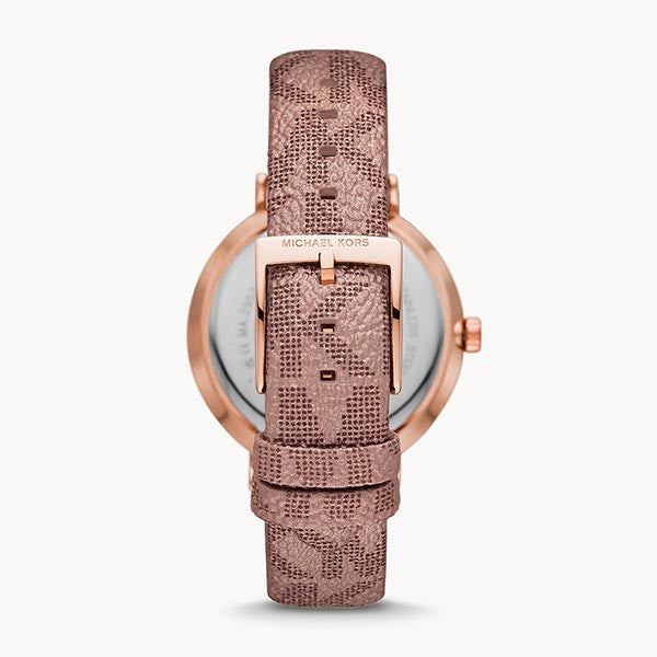  Shop Authentic Michael Kors Addyson Quartz Rose Gold Dial Pink Leather Strap Watch for Women - MK2953 - Luxxuri
