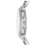  Shop Authentic Michael Kors Gabbi Quartz Crystals Silver Dial Silver Steel Strap Watch For Women - MK3984 - Luxxuri