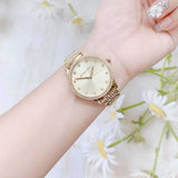  Shop Authentic Michael Kors Melissa Quartz Gold Dial Gold Steel Strap Watch for Women - MK4368 - Luxxuri