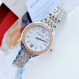  Shop Authentic Michael Kors Mindy Three Hand White Dial Two Tone Steel Strap Watch For Women - MK7077 - Luxxuri