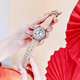  Shop Authentic Michael Kors Mini Everest Crystals White Dial Brown Leather Strap Watch for Women - MK4719 - Luxxuri