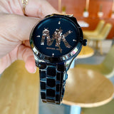  Shop Authentic Michael Kors Runway Quartz Black Dial Black Steel Strap Watch For Women - MK6683 - Luxxuri