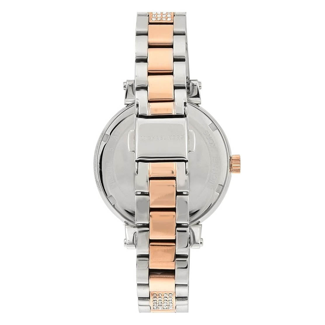  Shop Authentic Michael Kors Sophie Chronograph Silver Dial Two Tone Steel Strap Watch For Women - MK3880 - Luxxuri