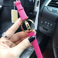  Shop Authentic Michael Kors Averi Gold Dial Pink Leather Strap Watch for Women - MK2525 - Luxxuri