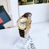  Shop Authentic Michael Kors Jaycie Three Hand Gold Dial Brown Leather Strap Watch for Women - MK2862 - Luxxuri