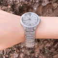  Shop Authentic Michael Kors Kerry Crystal Pave Silver Dial Silver Steel Strap Watch For Women - MK3359 - Luxxuri