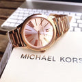  Shop Authentic Michael Kors Hartman Rose Gold Dial Rose Gold Steel Strap Watch For Women - MK3491 - Luxxuri