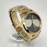  Shop Authentic Michael Kors Hartman Analog Quartz Black Dial Gold Steel Strap Watch For Women - MK3647 - Luxxuri