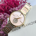  Shop Authentic Michael Kors Portia Rose Gold Dial Two Tone Steel Strap Watch for Women - MK3706 - Luxxuri