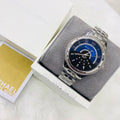  Shop Authentic Michael Kors Lauryn Blue Dial Silver Steel Strap Watch for Women - MK3720 - Luxxuri