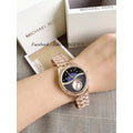  Shop Authentic Michael Kors Lauryn Blue Dial Rose Gold Steel Strap Watch for Women - MK3723 - Luxxuri