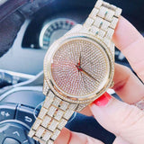  Shop Authentic Michael Kors Lauryn Crystals Gold Dial Gold Steel Strap Watch For Women - MK3930 - Luxxuri
