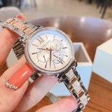  Shop Authentic Michael Kors Sofie Chronograph White Dial Two Tone Steel Strap Watch For Women - MK4353 - Luxxuri
