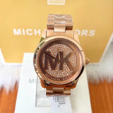  Shop Authentic Michael Kors Runway Rose Gold Dial Rose Gold Steel Strap Watch For Women - MK5853 - Luxxuri
