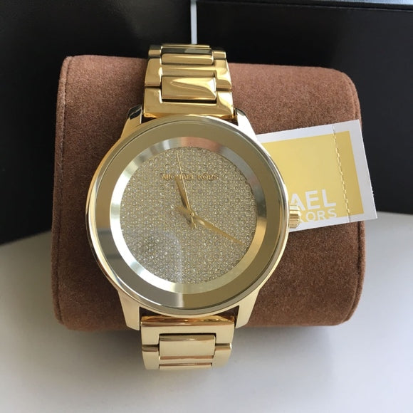  Shop Authentic Michael Kors Kinley Gold Dial Gold Steel Strap Watch for Women - MK6209 - Luxxuri