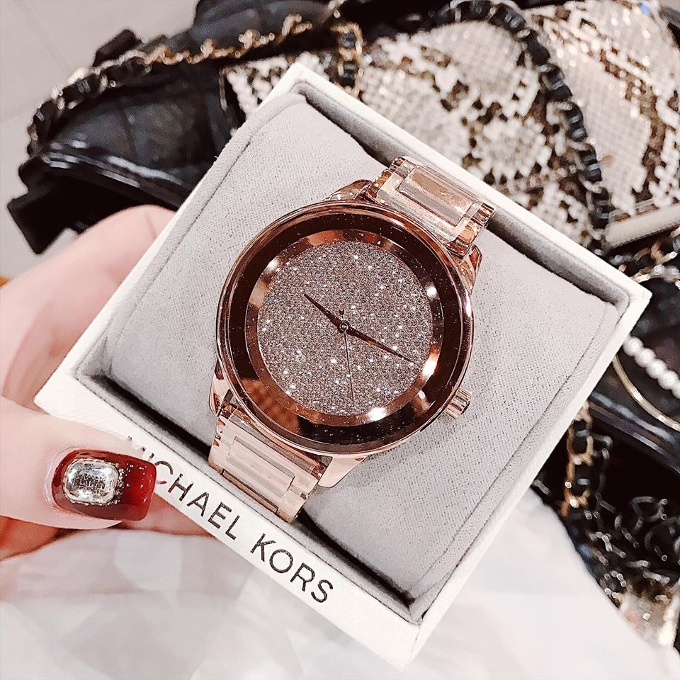  Shop Authentic Michael Kors Kinley Rose Gold Dial Rose Gold Steel Strap Watch for Women - MK6210 - Luxxuri