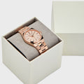  Shop Authentic Michael Kors Channing Quartz Rose Gold Dial Rose Gold Steel Strap Watch For Women - MK6624 - Luxxuri