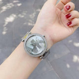  Shop Authentic Michael Kors Parker Quartz Silver Dial Silver Steel Strap Watch For Women - MK6658 - Luxxuri