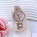  Shop Authentic Michael Kors Camille Three Hand Rose Gold Dial Rose Gold Steel Strap Watch For Women - MK7197 - Luxxuri